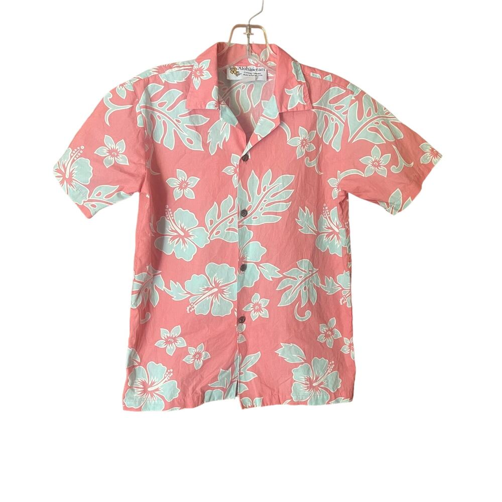 Alohawears Boys Hawaiian Shirt Sz 12